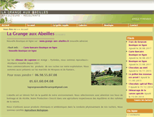Tablet Screenshot of grange-aux-abeilles.com